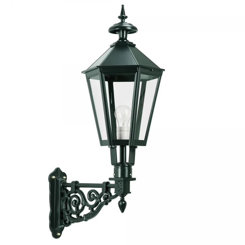 Casa Padrino Jugendstil Außenwandleuchte 29 x 45 x H. 81 cm - Verschiedene Farben - Nostalgische Wetterfeste Außenleuchte