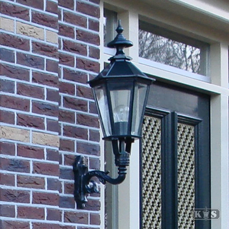 Casa Padrino Jugendstil Außenwandleuchte 29 x 35 x H. 82 cm - Verschiedene Farben - Nostalgische Wetterfeste Außenleuchte