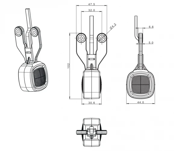 Lampada di ingombro a LED / 2 x funzione