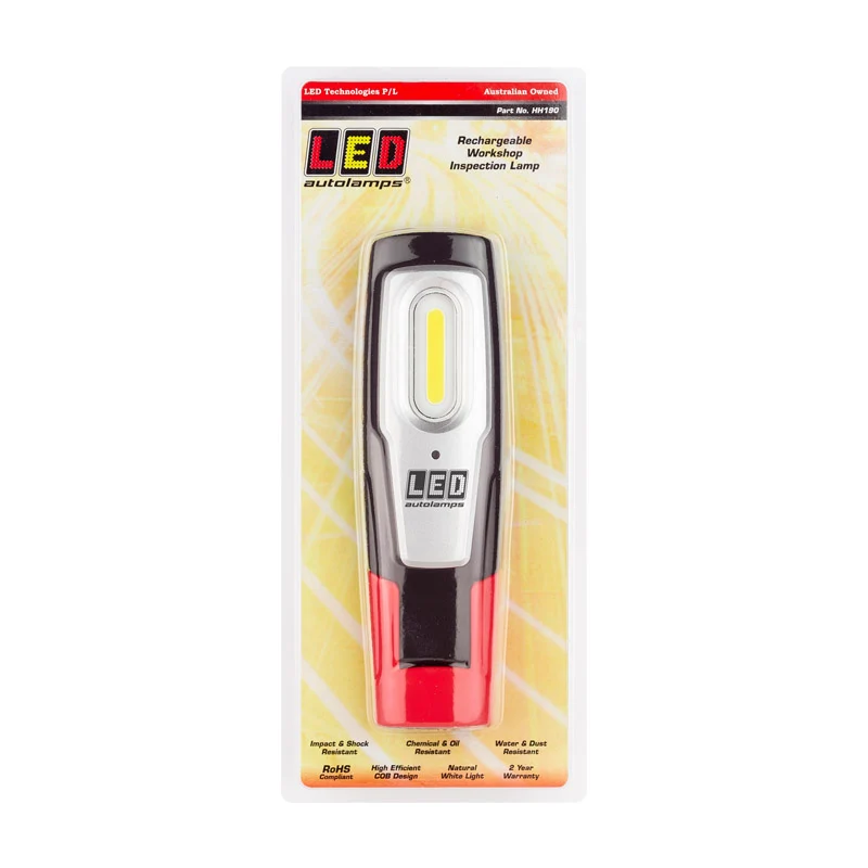Lampada di ispezione per officina ricaricabile tramite USB