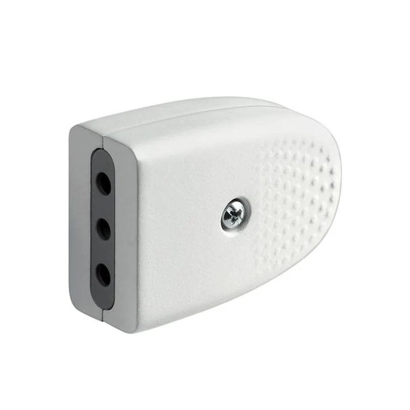 Bticino Presa salvaspazio Corner 2P+T 10A, colore bianco, presa volante