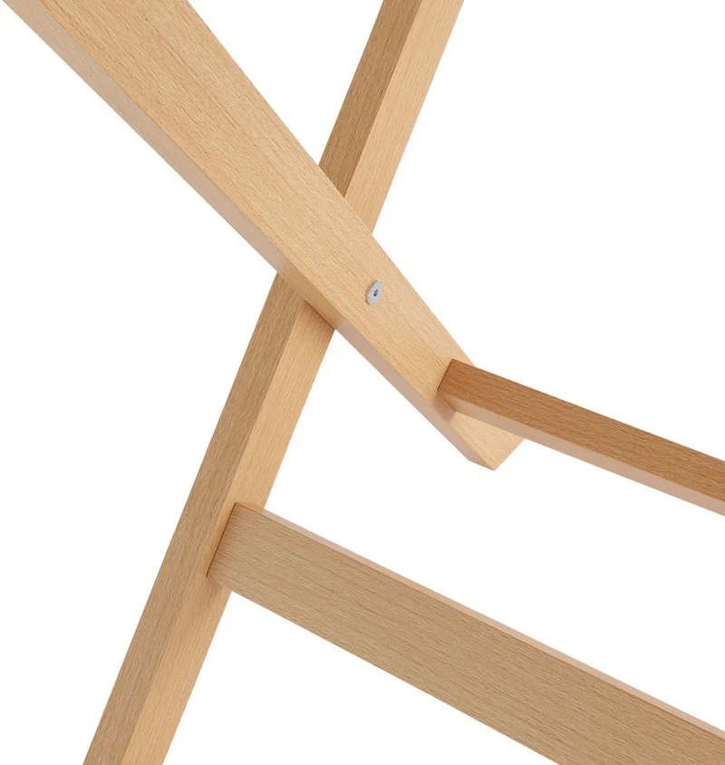 Casa Padrino Luxus Kofferständer Gepäckablage aus Buchenholz und Kunstleder in Naturfarben / Braun 70 x 50 x H. 59 cm