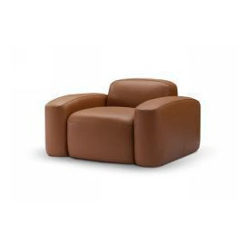 Casa Padrino Luxus Sofa 114 x 100 x H. 69.5 cm - Sofa mit Stoffbezug - Moderne Wohnzimmer Möbel - Luxus Qualität