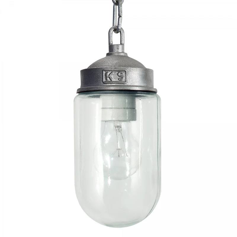 Casa Padrino Jugendstil Hofleuchte 10 x H. 25 cm - Silber - Nostalgische Wetterfeste Außenleuchte