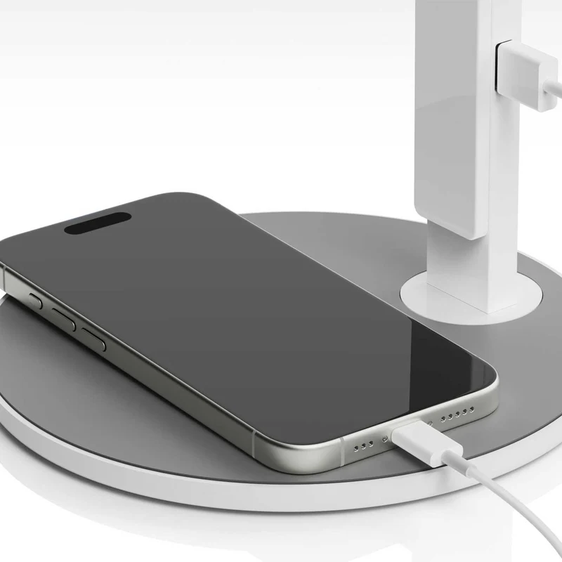 Lim 360 - Lampe à poser de bureau orientable en acier, style contemporain