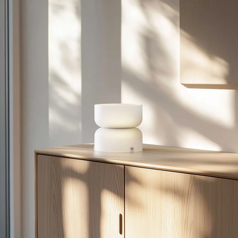 Totem Mini - Lampe à poser en verre soufflé, style contemporain