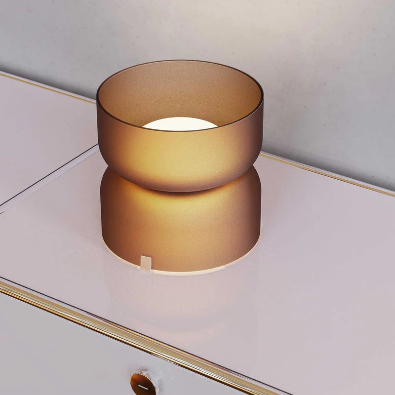 Totem Mini - Lampe à poser en verre soufflé, style contemporain