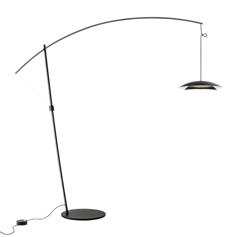 Noway - Lampadaire LED en acier, style contemporain
