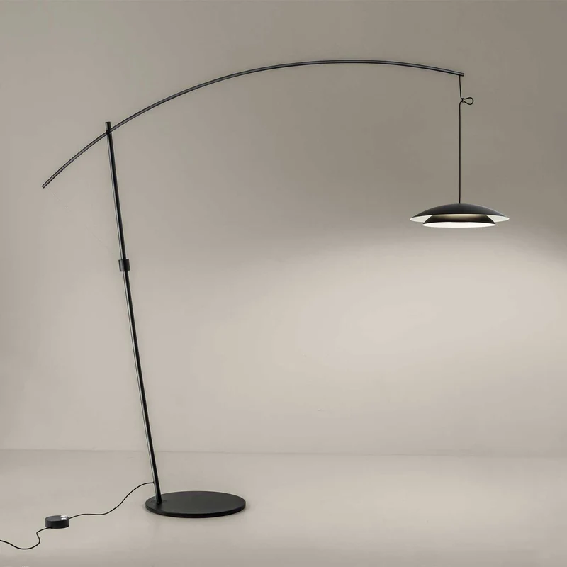 Noway - Lampadaire LED en acier, style contemporain