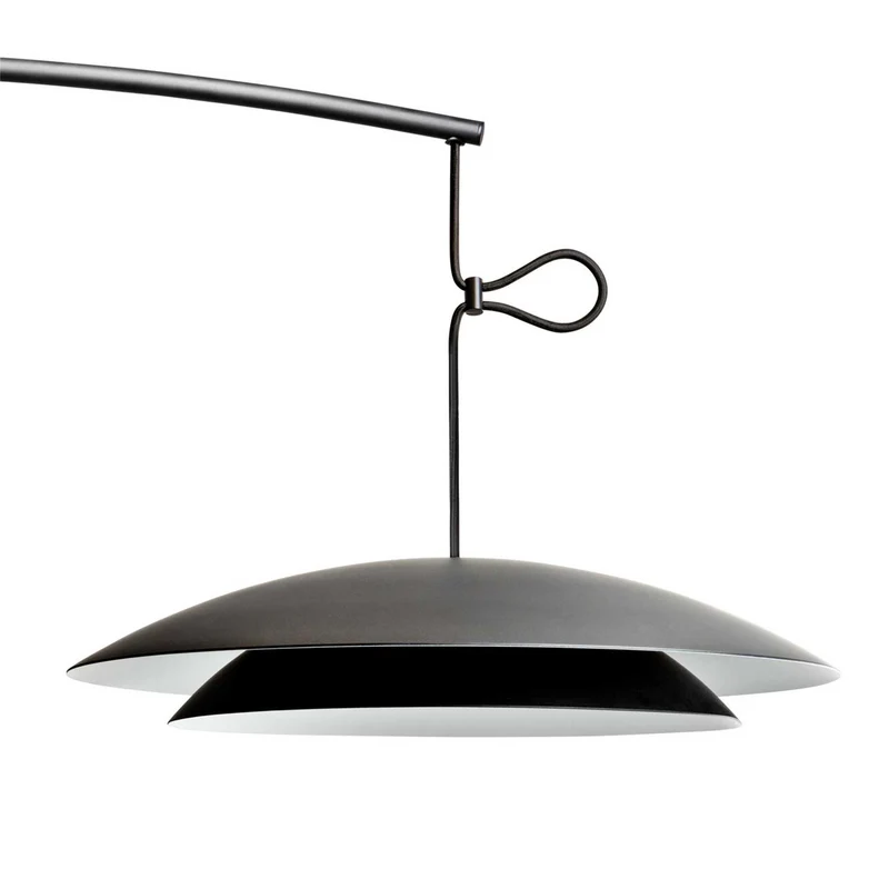 Noway - Lampadaire LED en acier, style contemporain
