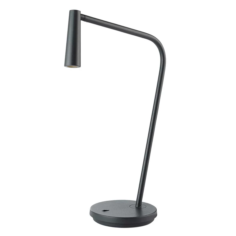 Gamma - Lampe à poser en acier et aluminium, style minimaliste