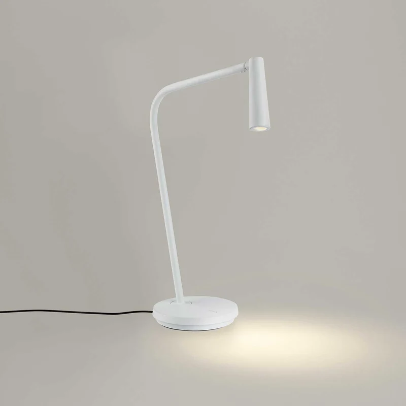 Gamma - Lampe à poser en acier et aluminium, style minimaliste