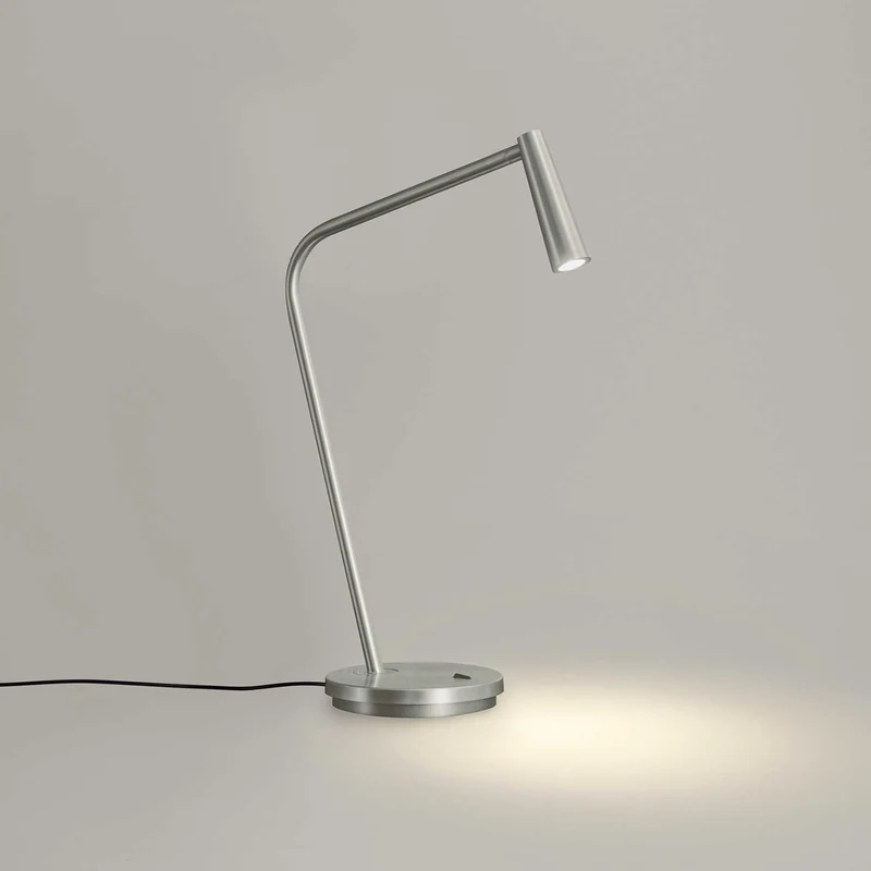 Gamma - Lampe à poser en acier et aluminium, style minimaliste