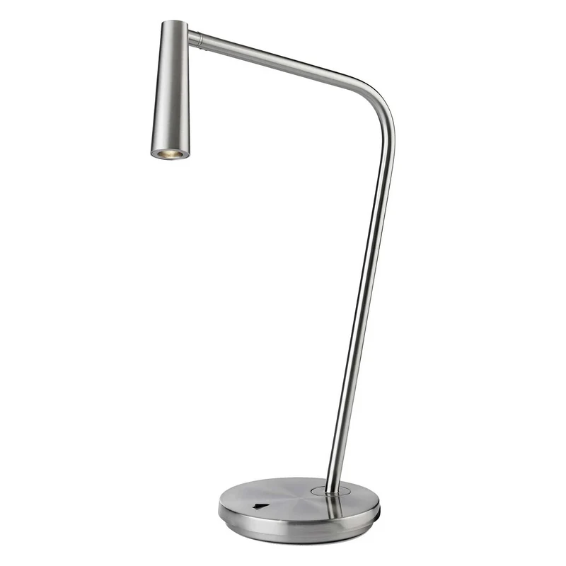 Gamma - Lampe à poser en acier et aluminium, style minimaliste