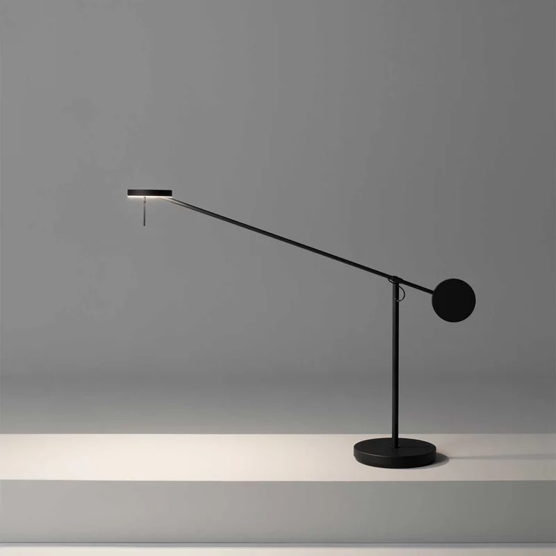 Invisible - Lampe à poser en acier et aluminium, style minimaliste
