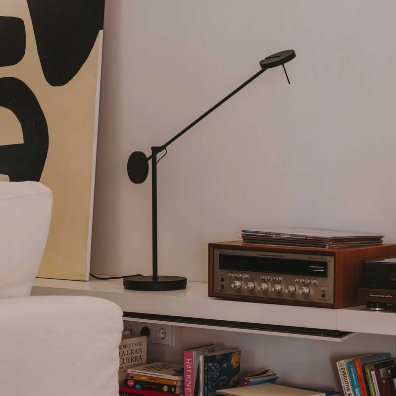 Invisible - Lampe à poser en acier et aluminium, style minimaliste