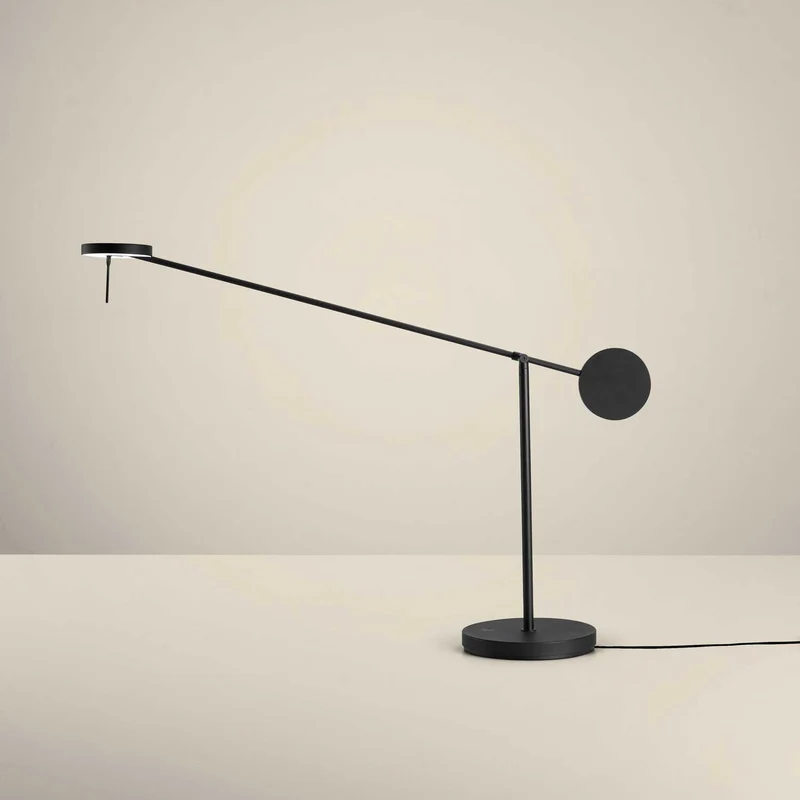 Invisible - Lampe à poser en acier et aluminium, style minimaliste