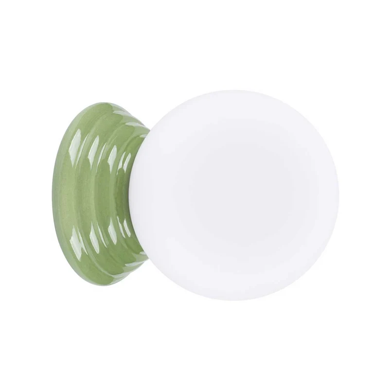 Kied - Applique murale art déco IP44 en céramique et verre