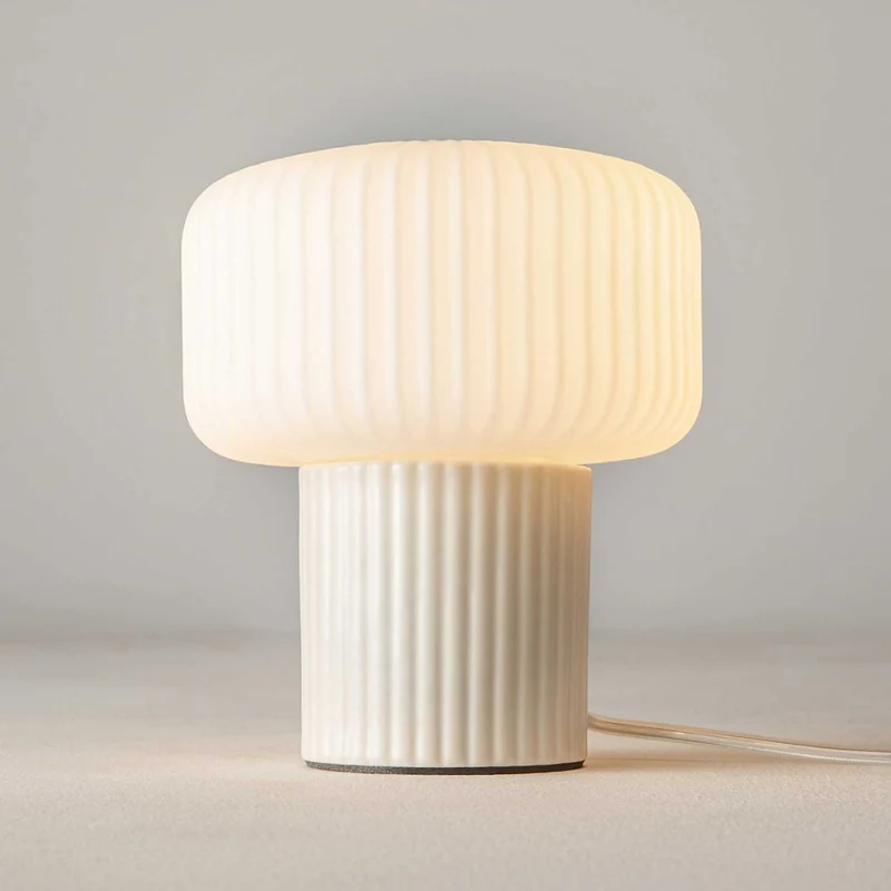 Omaggio - Lampe à poser sculpturale en céramique, style Art déco