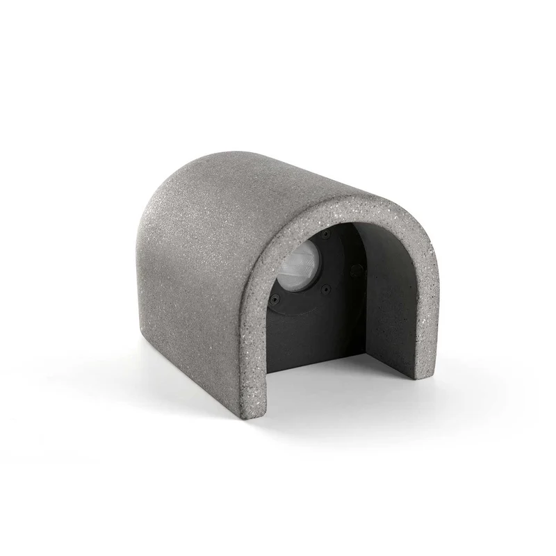 Iglu - Borne LED en ciment, style contemporain