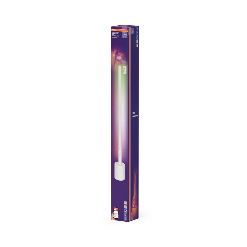 OSRAM SMART+ WIFI LED lampada da terra angolare, stretta, bianca, 8W