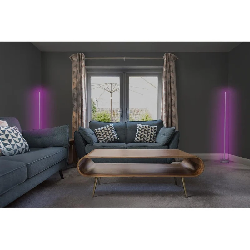 OSRAM Wifi SMART+ LAMPADA DA TERRA ANGOLARE MAGIC, RGB, 112lm, 11.5W, Telecomando