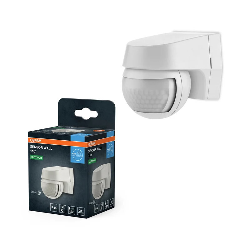 OSRAM Sensore da parete Sensore di movimento e luce 110Gradi Bianco