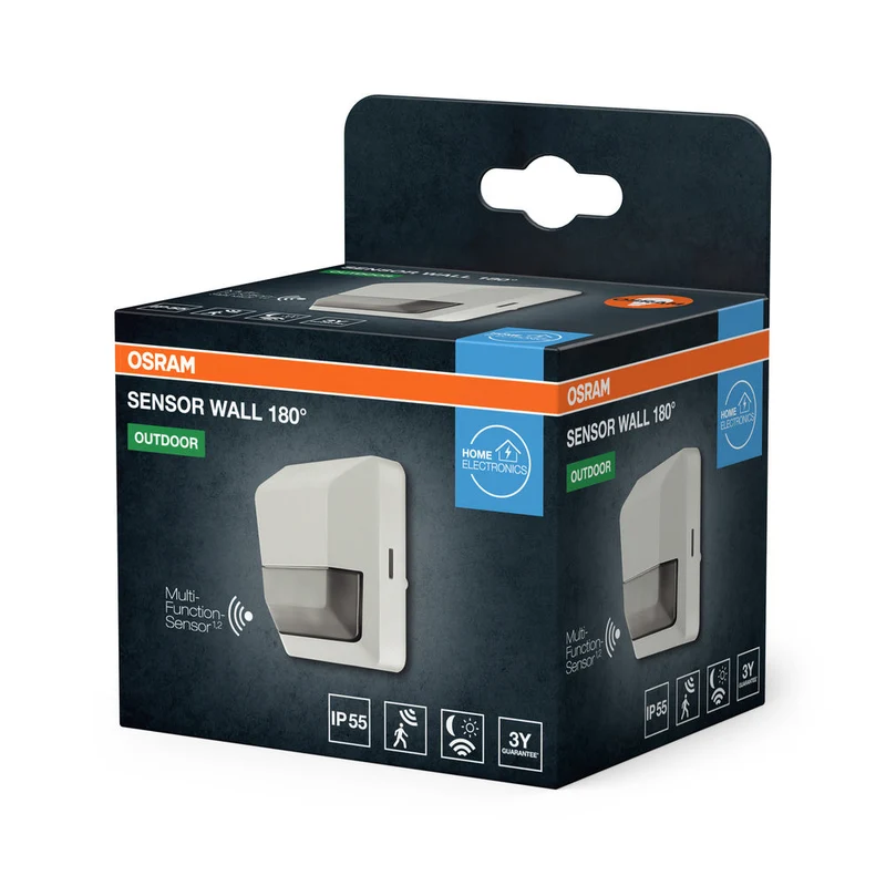 OSRAM Sensore di movimento e luce da parete 180 gradi bianco