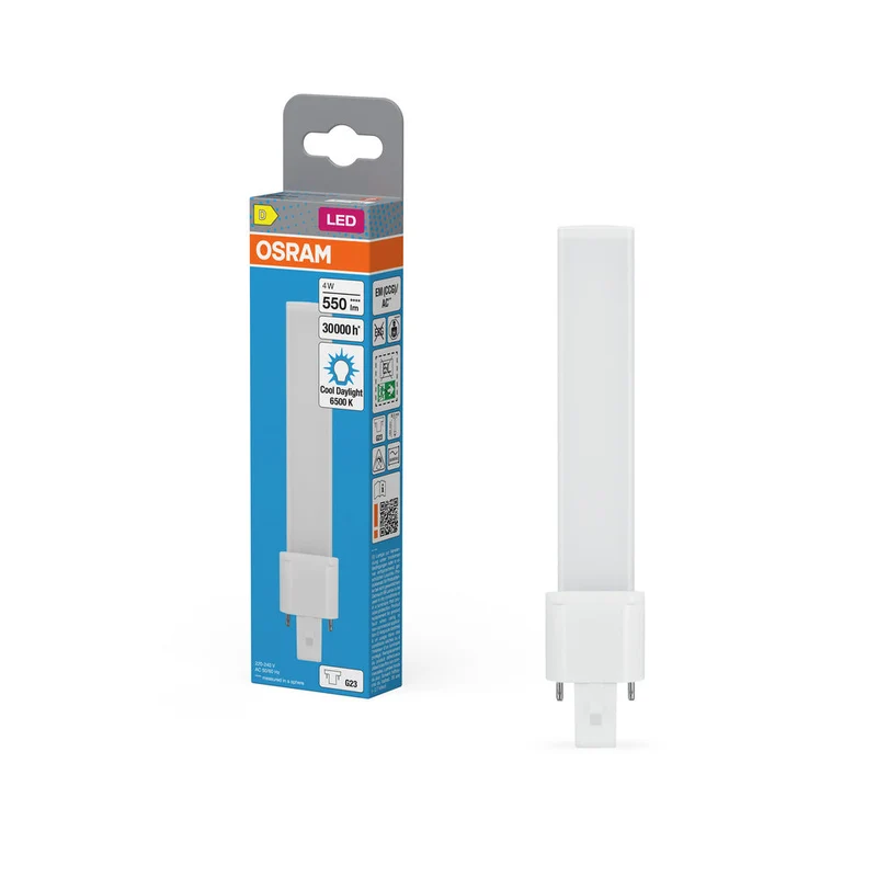 OSRAM DULUX LED S EM & ALIMENTAZIONE AC 4W 865 G23