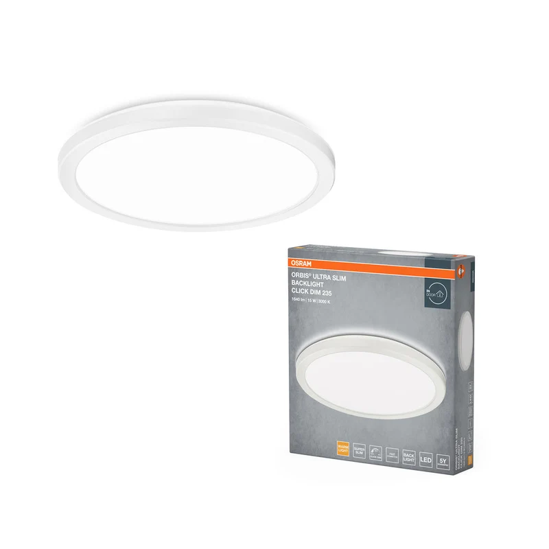 OSRAM ORBIS ClickDim lampada da soffitto 235mm, dimmerabile, bianca