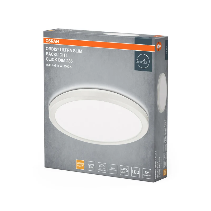 OSRAM ORBIS ClickDim lampada da soffitto 235mm, dimmerabile, bianca