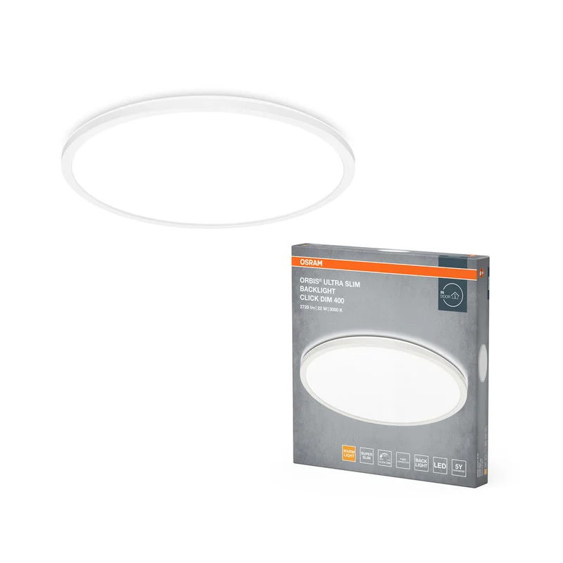 OSRAM ORBIS ClickDim lampada da soffitto 400mm, dimmerabile, bianca