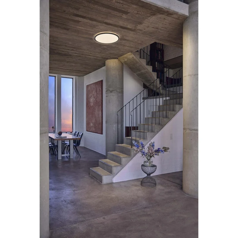 OSRAM ORBIS ClickDim lampada da soffitto 235mm, dimmerabile, nero