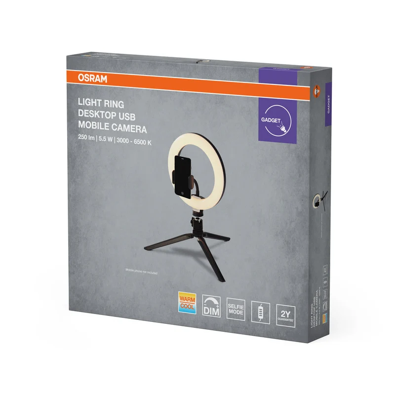 OSRAM Dimmabile Bluetooth LED Mobile Anello Luce per Fotocamera