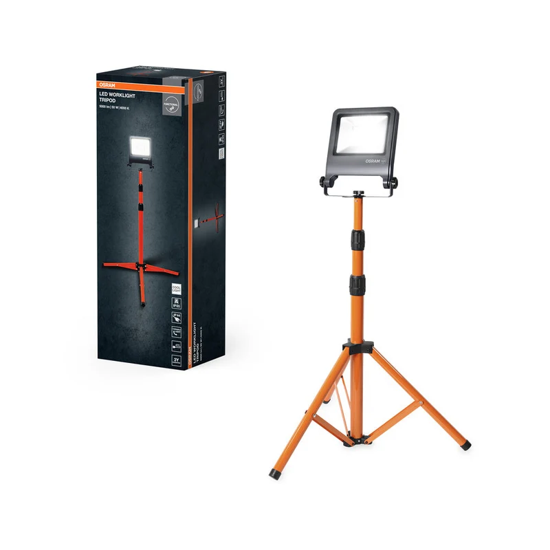 OSRAM LAMPADE DA LAVORO FARETTO DA CANTIERE TREPPIEDE 1X50 W 4000 K