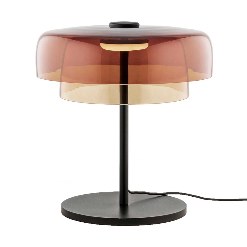 Levels 2 - Lampe à poser en verre soufflé, style contemporain