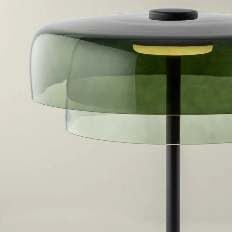 Levels 2 - Lampe à poser en verre soufflé, style contemporain