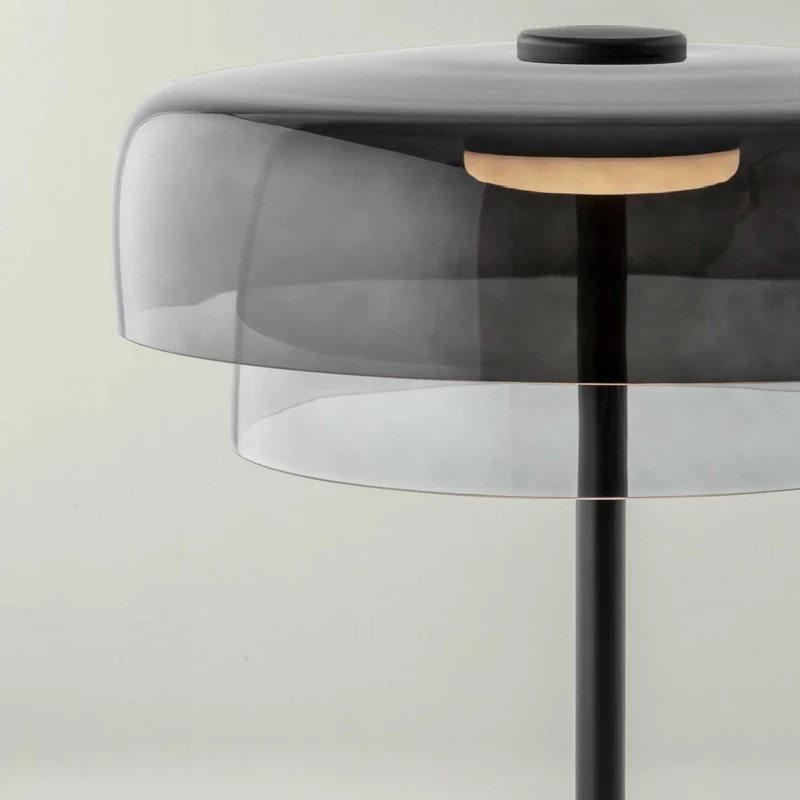 Levels 2 - Lampe à poser en verre soufflé, style contemporain