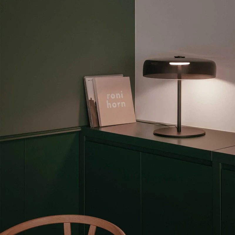 Levels 1 - Lampe à poser en verre soufflé, style contemporain