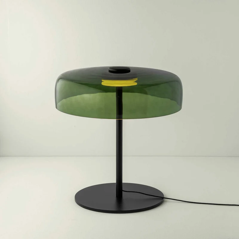 Levels 1 - Lampe à poser en verre soufflé, style contemporain