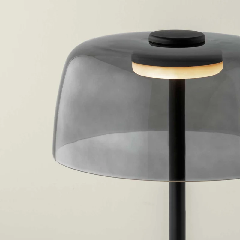 Levels 1 - Lampe à poser en verre soufflé, style contemporain
