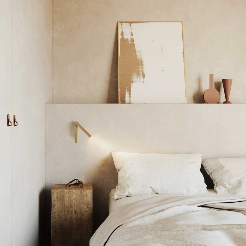 Hall Slim - Applique murale LED en aluminium, style minimaliste