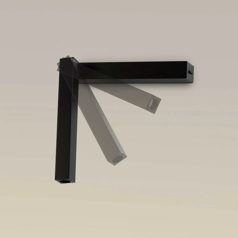 Hall Slim - Applique murale LED en aluminium, style minimaliste