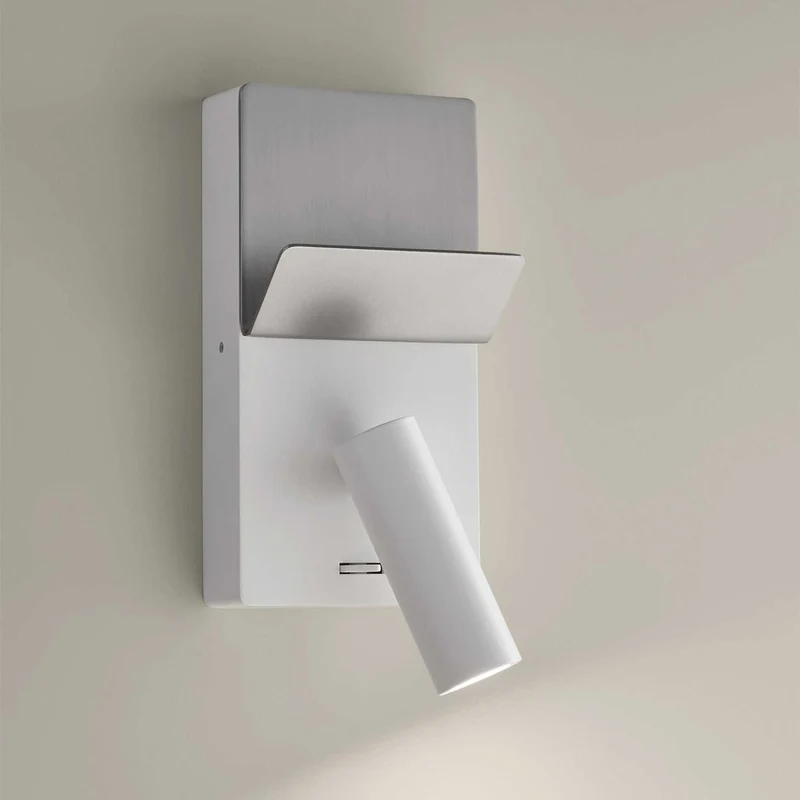 E-lamp Mini - Applique murale LED en aluminium, style fonctionnel