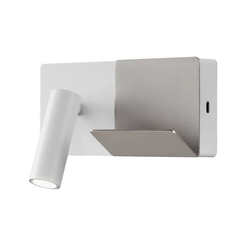 E-lamp Mini - Applique murale LED en aluminium, style fonctionnel