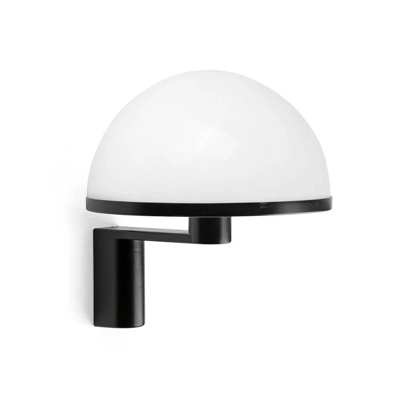 Dome - Applique murale fixe en acier et PMMA, style contemporain