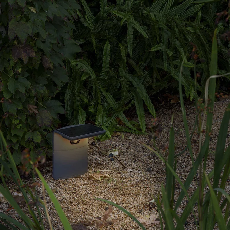 Luma - Borne LED en aluminium, style contemporain