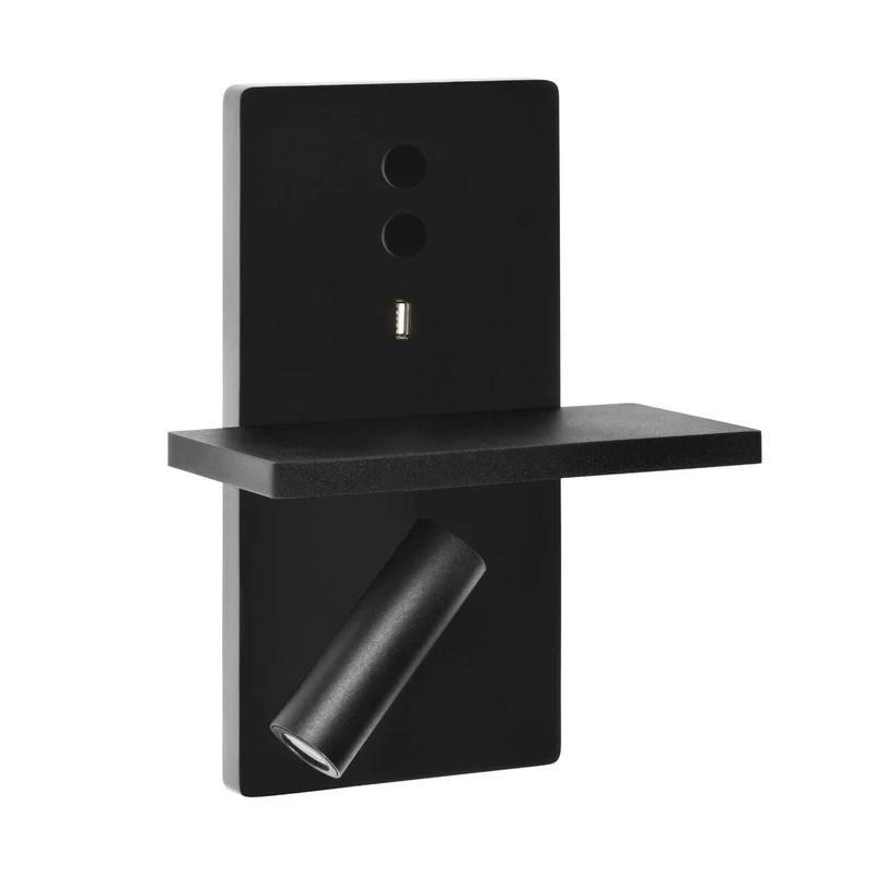 E-lamp - Applique murale LED en aluminium, style fonctionnel