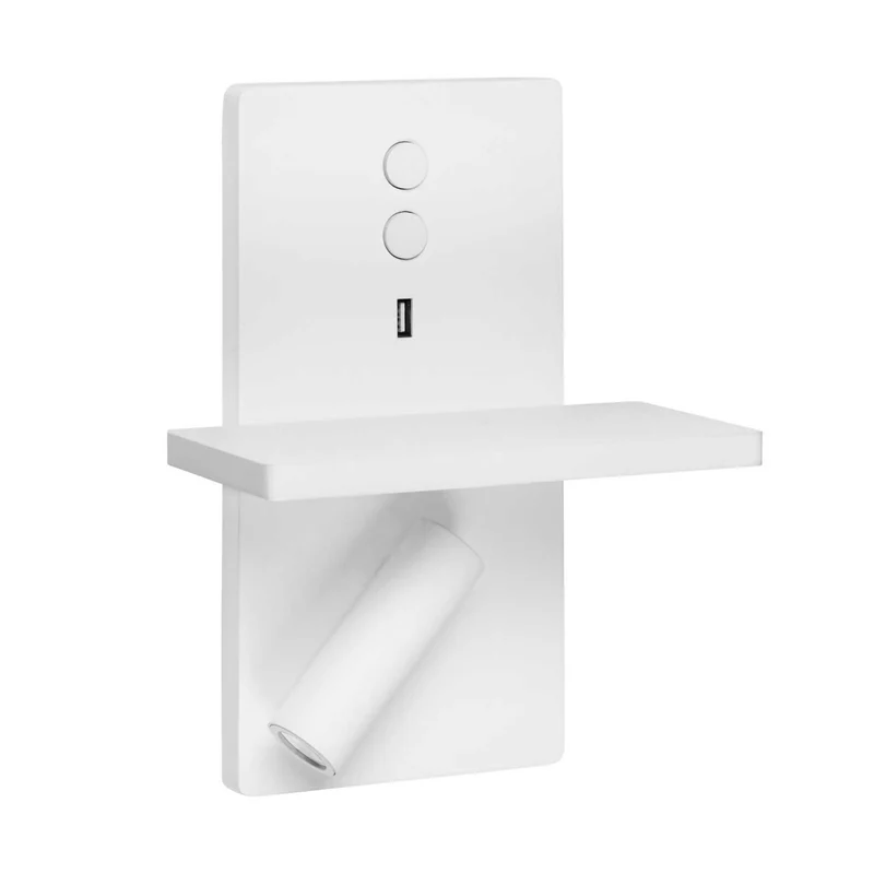 E-lamp - Applique murale LED en aluminium, style fonctionnel