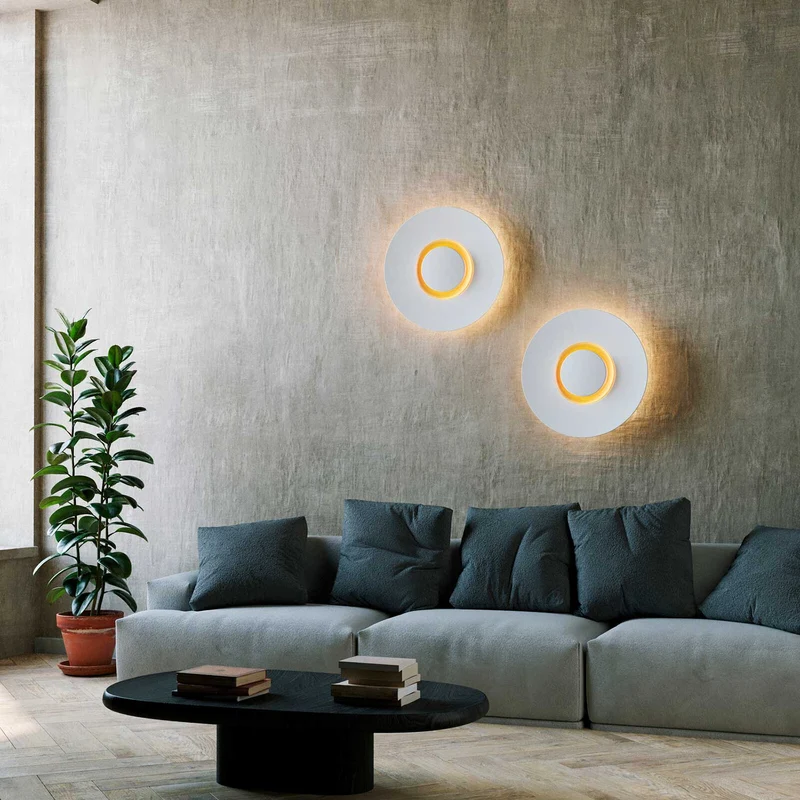 Big Bang - Applique murale LED en aluminium, style graphique
